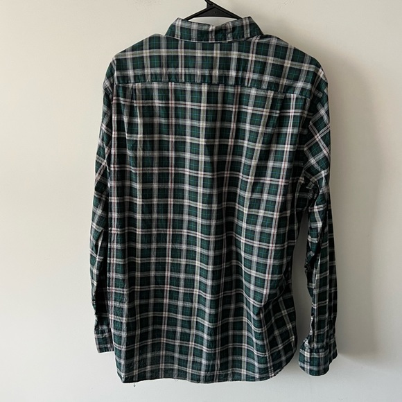 J. Crew Bundle of 2 Plaid Button Down Shirts Red Green E - Picture 9 of 11